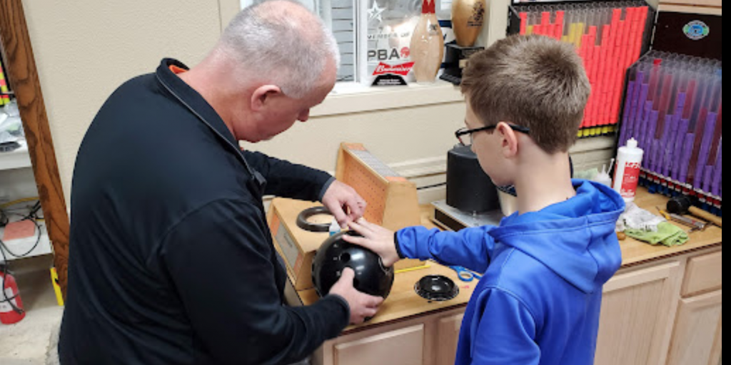 Jason Hanson Fits Bowling Ball